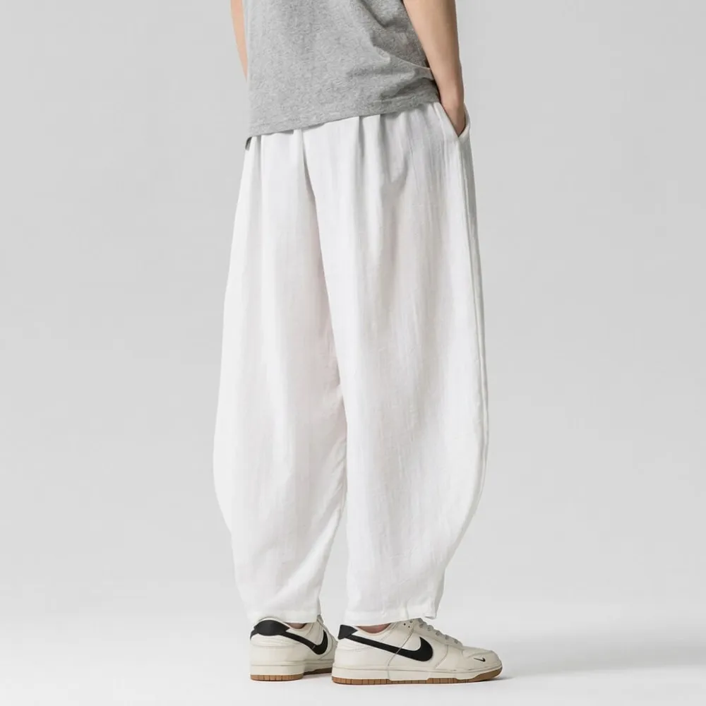 Natural Texture Casual Pants