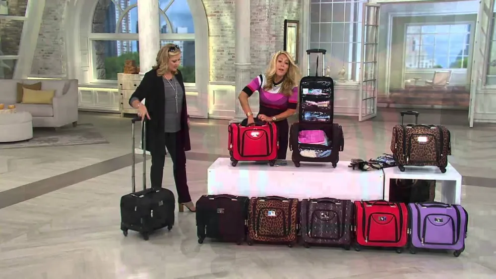 💝HSN-Last Day Buy 2 Save 35%💥Weekender Bag with Set of 2 Snap-In Toiletry Case