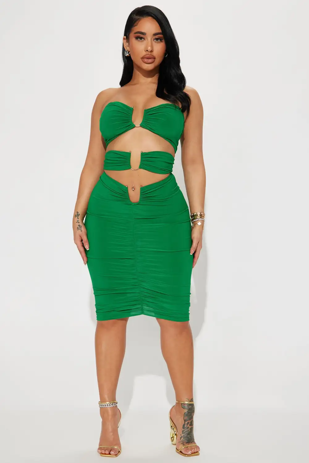 Shauna Mini Dress - Green
