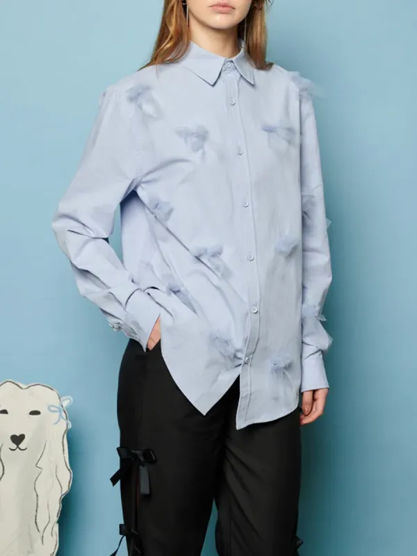 Tulle Bow Shirt