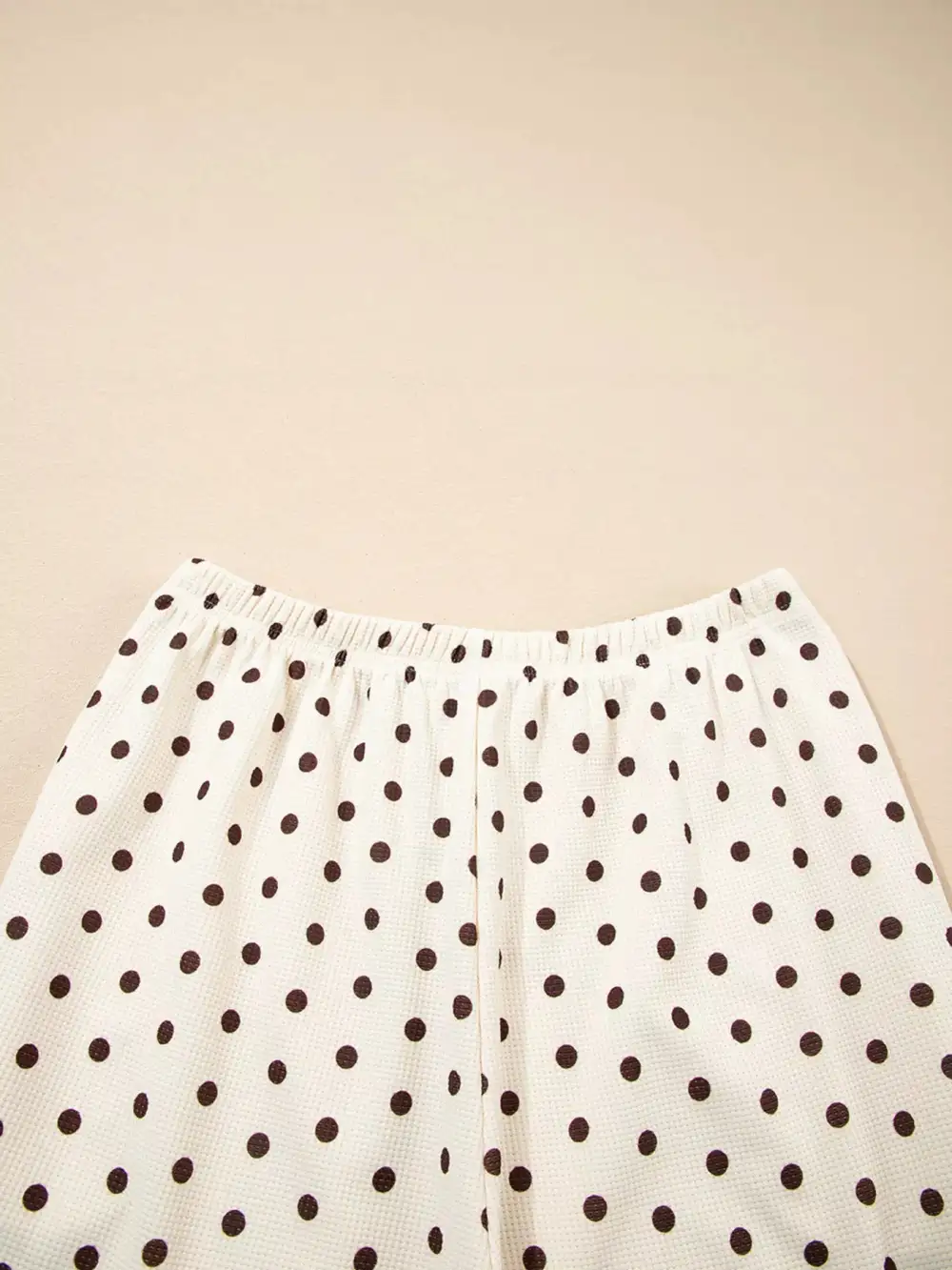 Drawstring Polka Jumpsuit