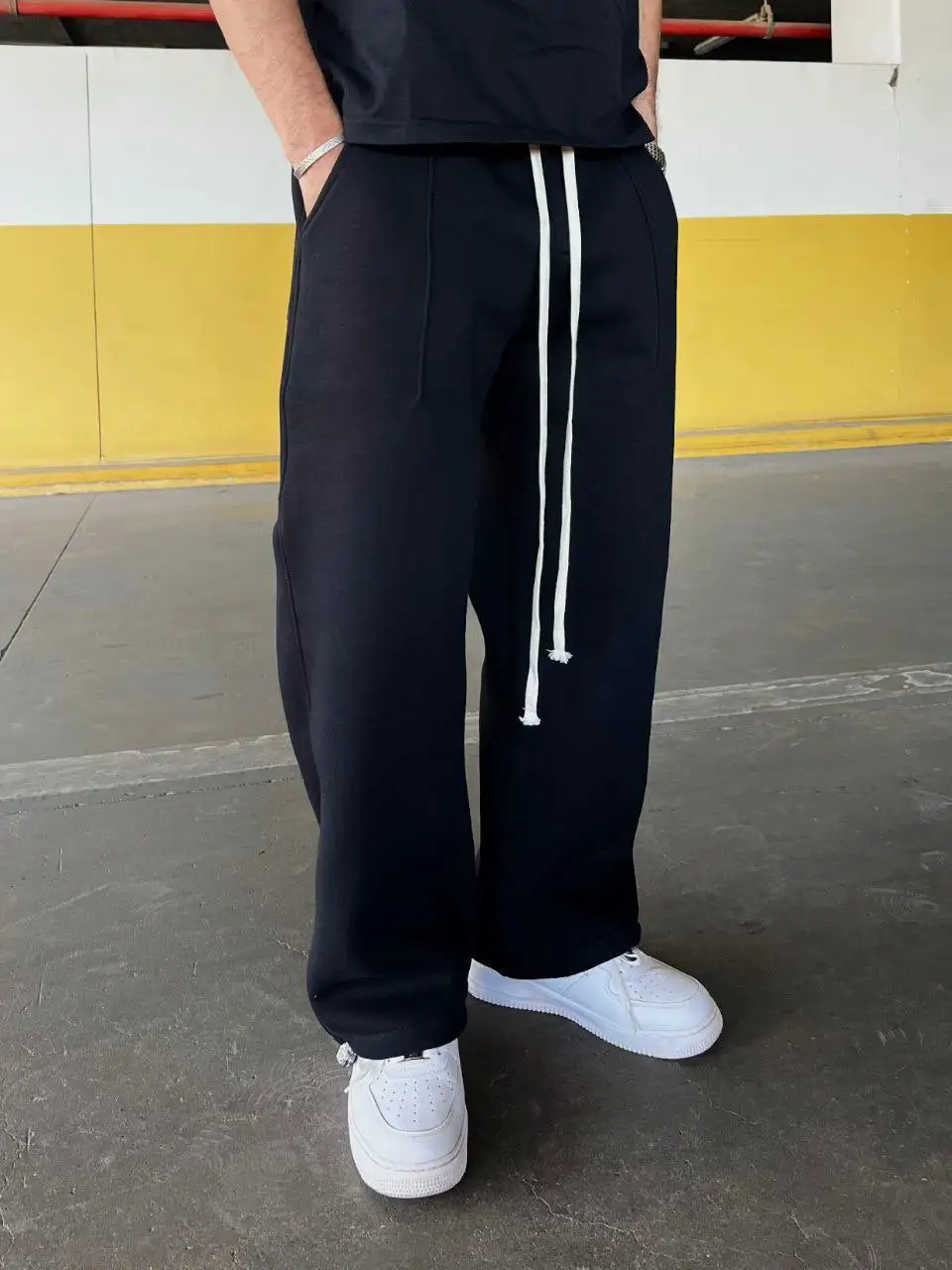 Daily Wide Leg Fleece Jogger Pants