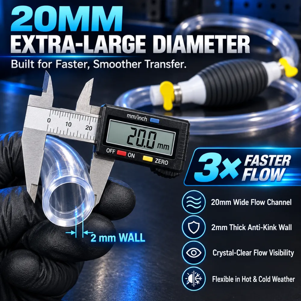 Manual Fuel Transfer Siphon Pump for Car