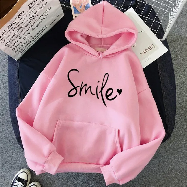 Casual Hoodie Text Letters Hoodie