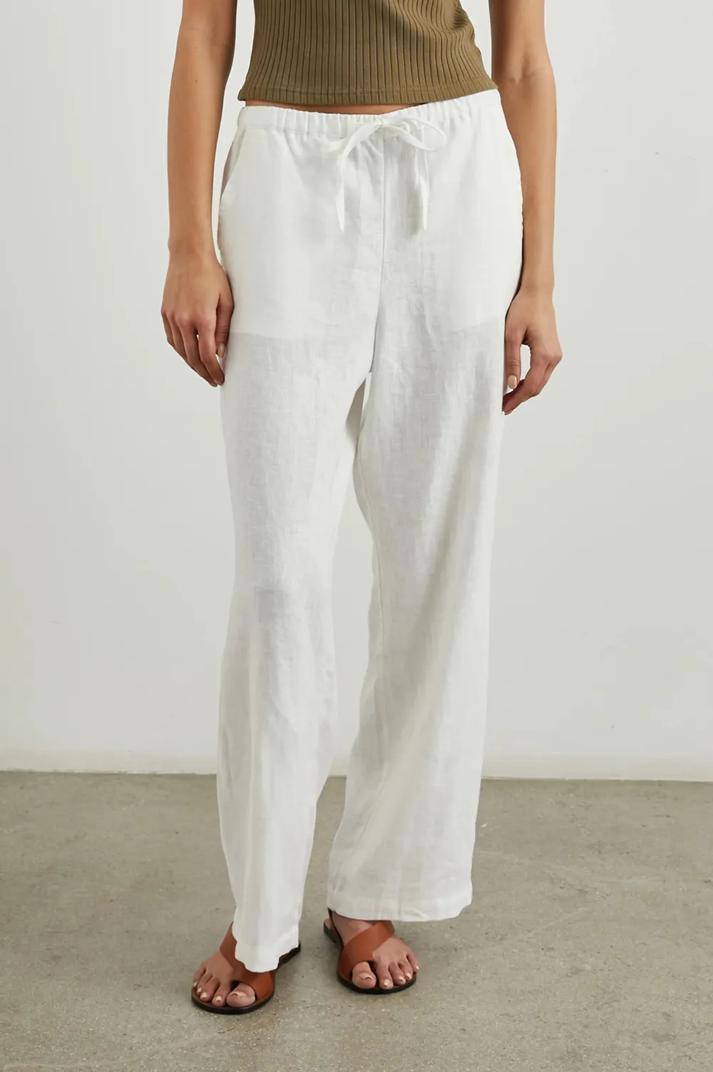 Linen Cool And Quick-Drying Straight-Leg Pants