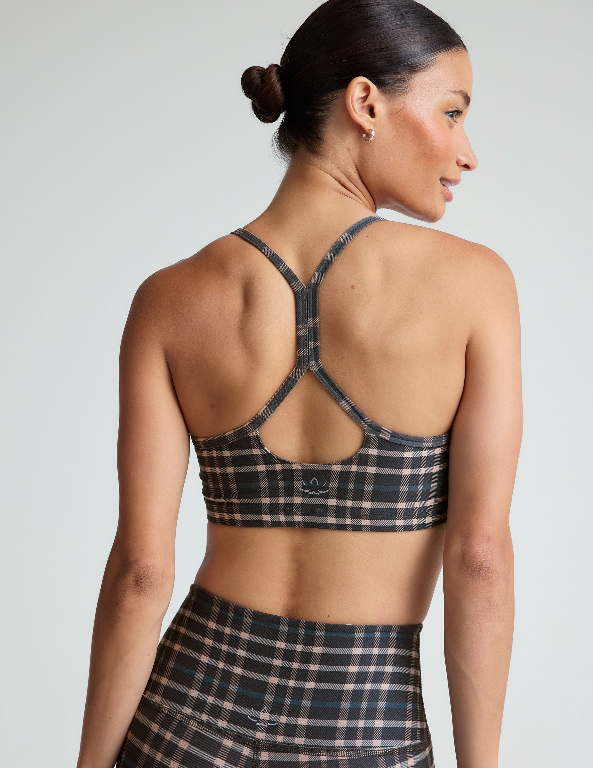 Preppy Plaid SoftMark Slim Racerback Bra