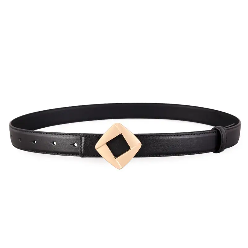 Geometric Buckle Belt