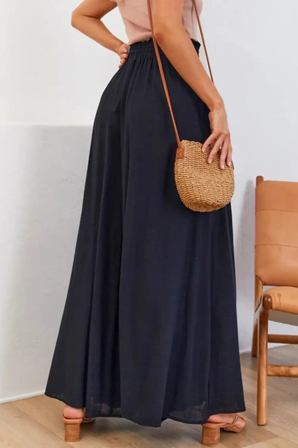 Easy Waist Wide Leg Pants