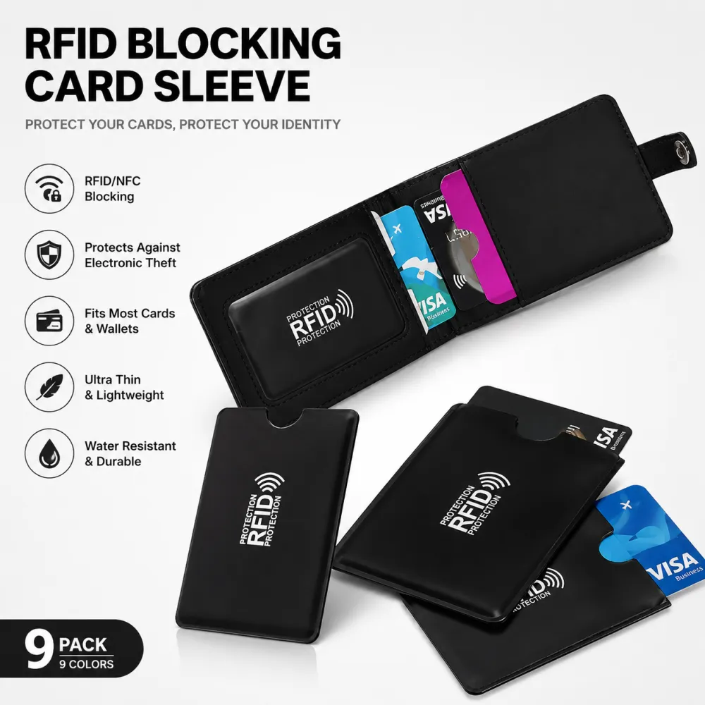 Last Week Promotion 70% OFF - RFID Blocking Card Sleeves