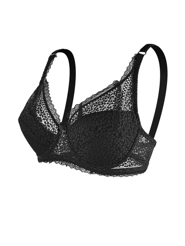 Women's Breathable Comfortable Sexy Lace Thin Cup Bra