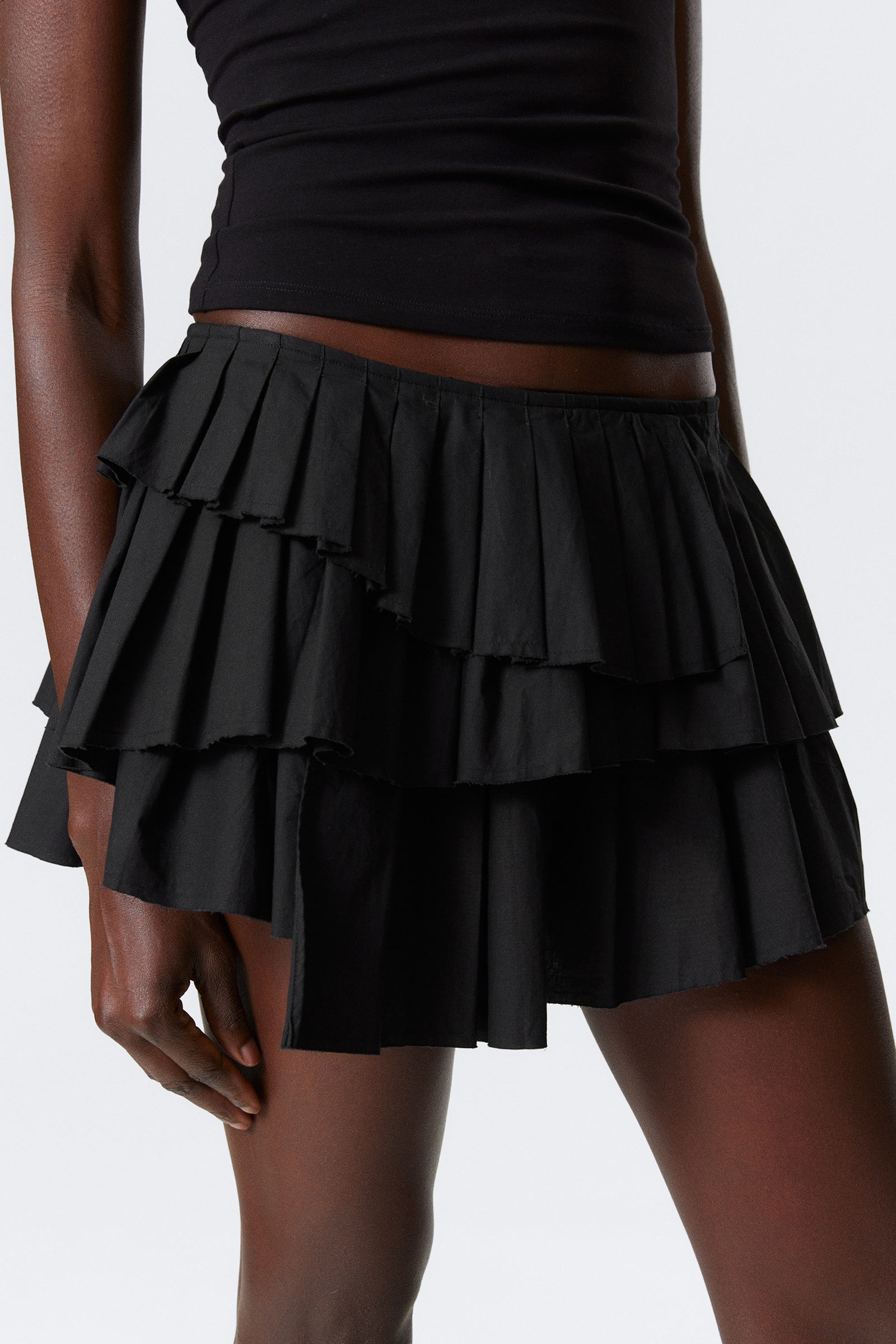 Layered Mini Skirt