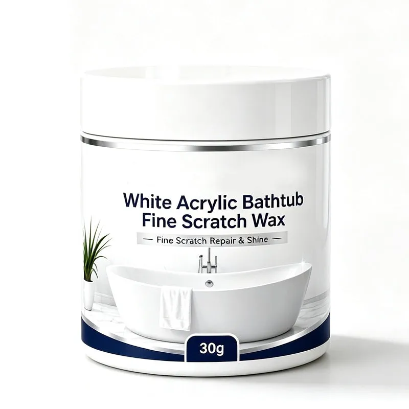 White Acrylic Bathtub Fine Scratch Repair Wax