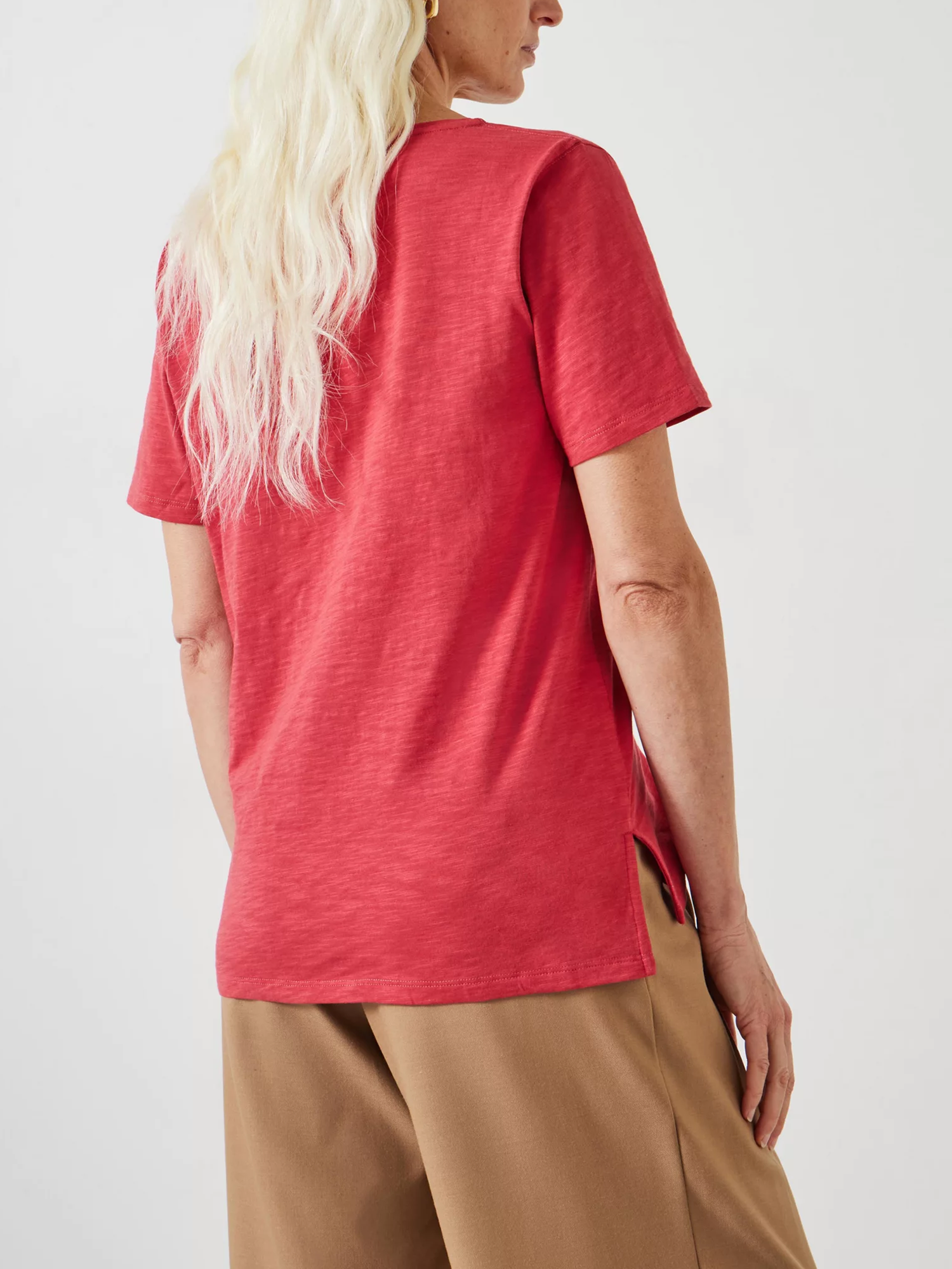 Kali Cotton Slub V-Neck T-Shirt