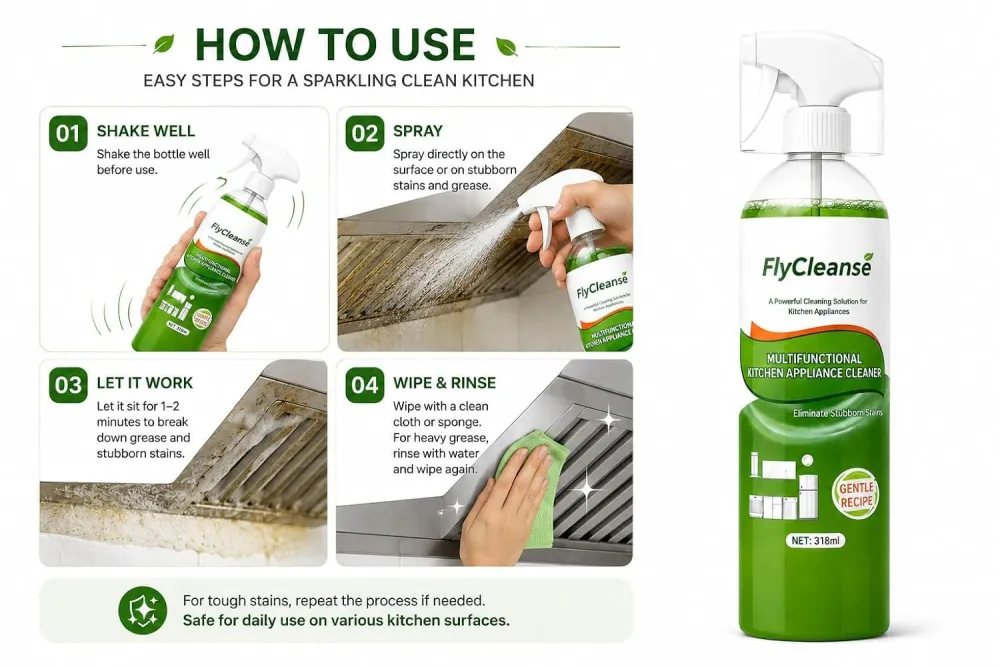 Powerful degreaser and oil stain cleaner