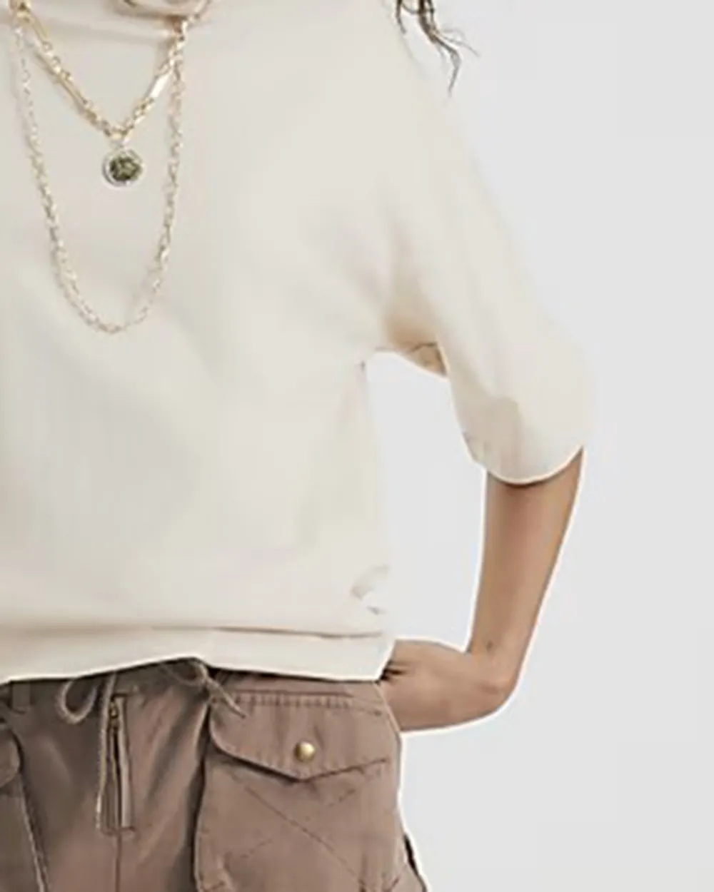 Solid Color Simple Pure Cotton Loose Short Sleeves T-Shirts