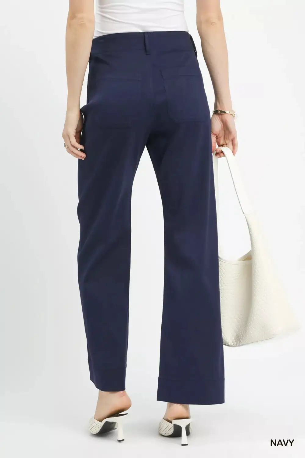 Everyday Button Stretched Pants