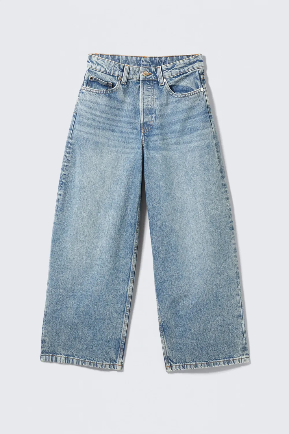 Low Rise Wide Leg Jeans