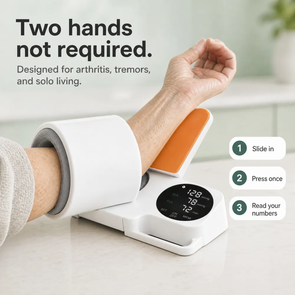 Slide-In Blood Pressure Monitor