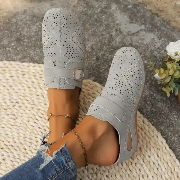 Wedge Round Toe Sandals