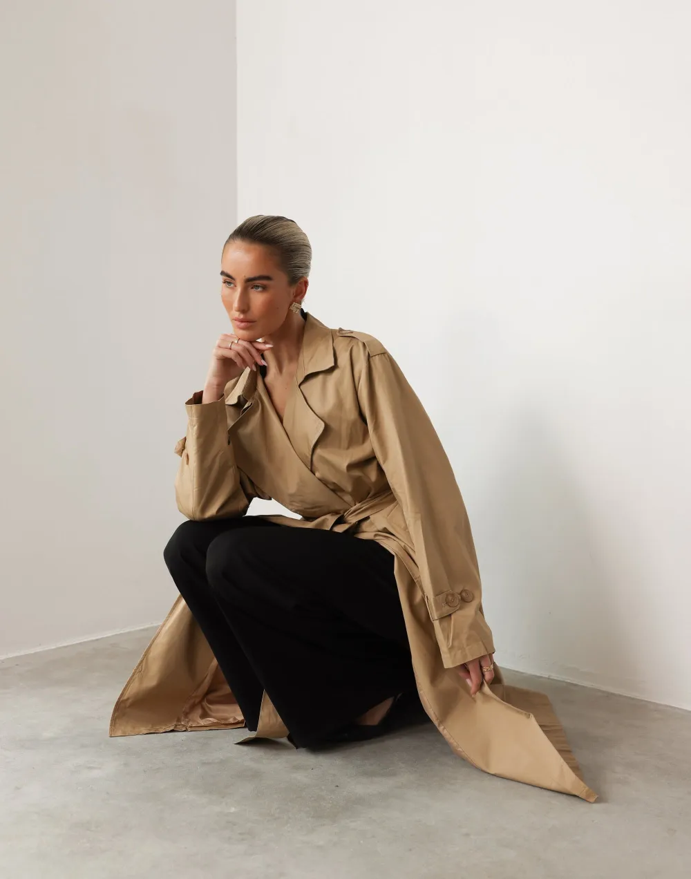 Dario Trench Coat (Camel)