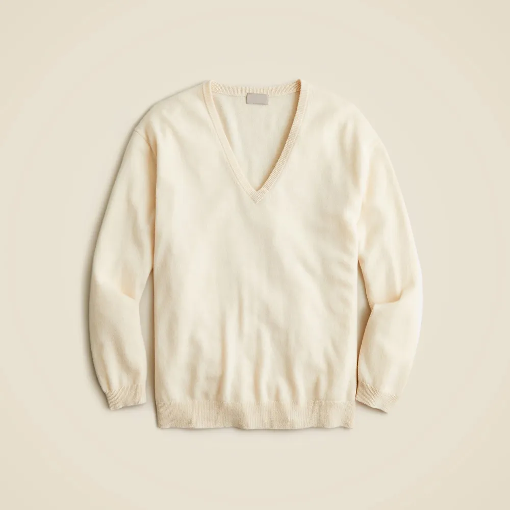 Cashmere Relaxed V-Neck Sweaters