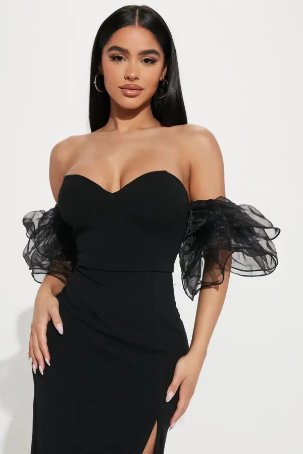 Kyla Midi Dress - Black