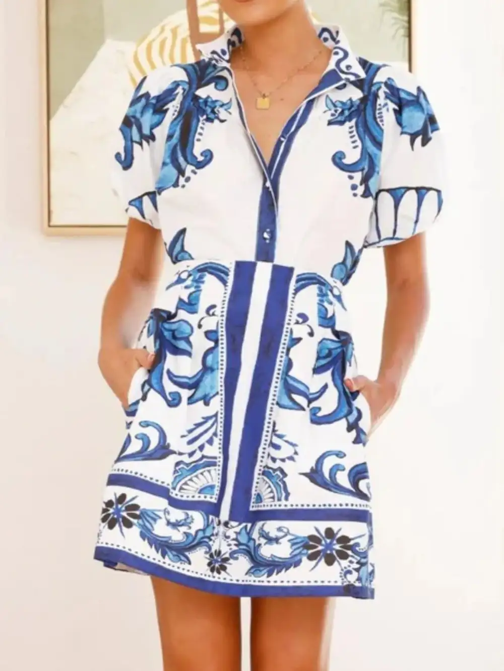 Button Front Strapless Coordinated Set