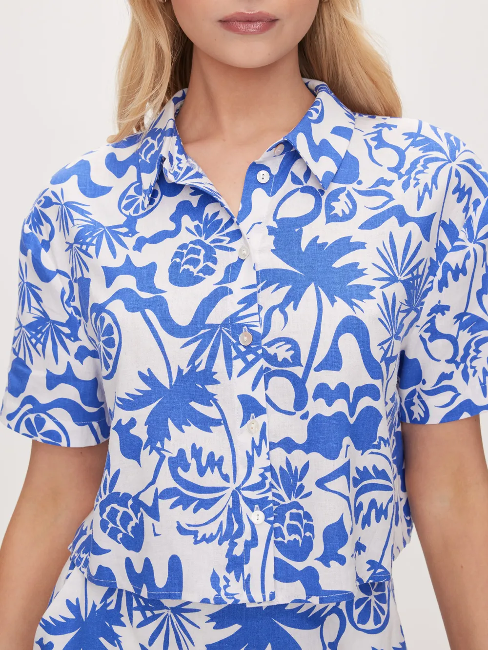 Linen Blend Daily Shirt