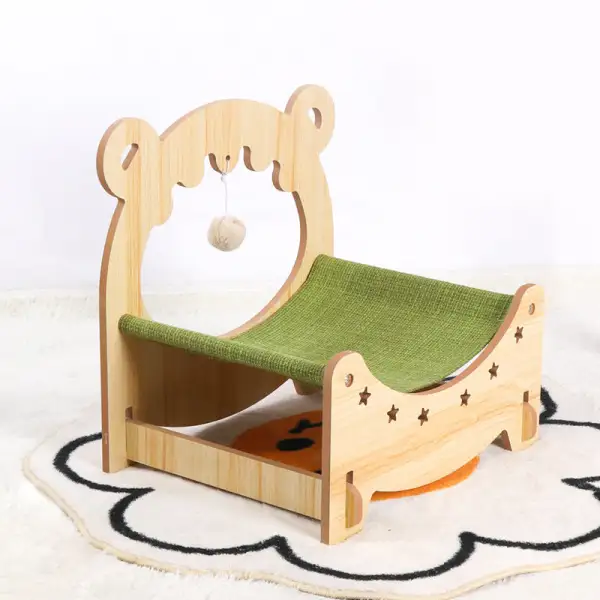 Star Wooden Cat Hammock