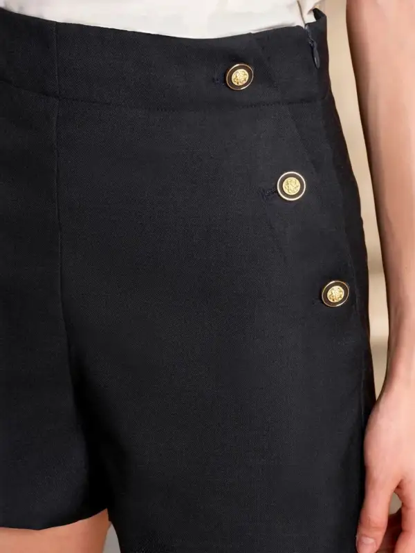 Relaxed High Waisted Shorts