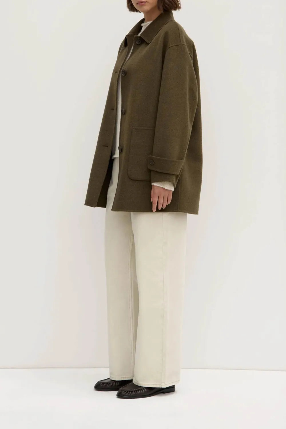 Double Sided Wool Short Jacket