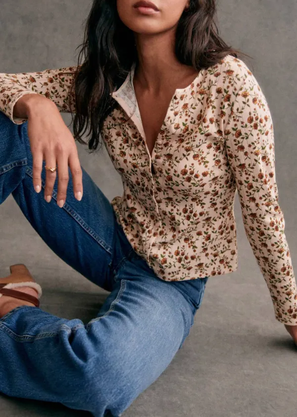 Floral Long Sleeved Cardigan