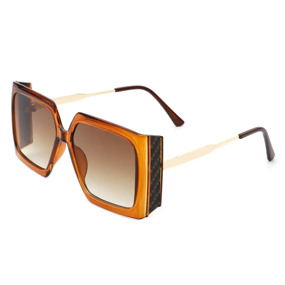 Knotted Square Frame Sunglasses
