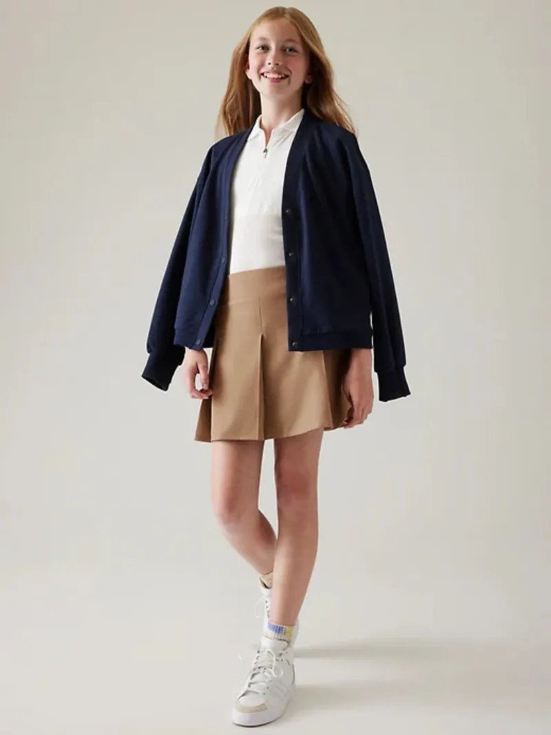 PLEATED UNIFORM SKORT