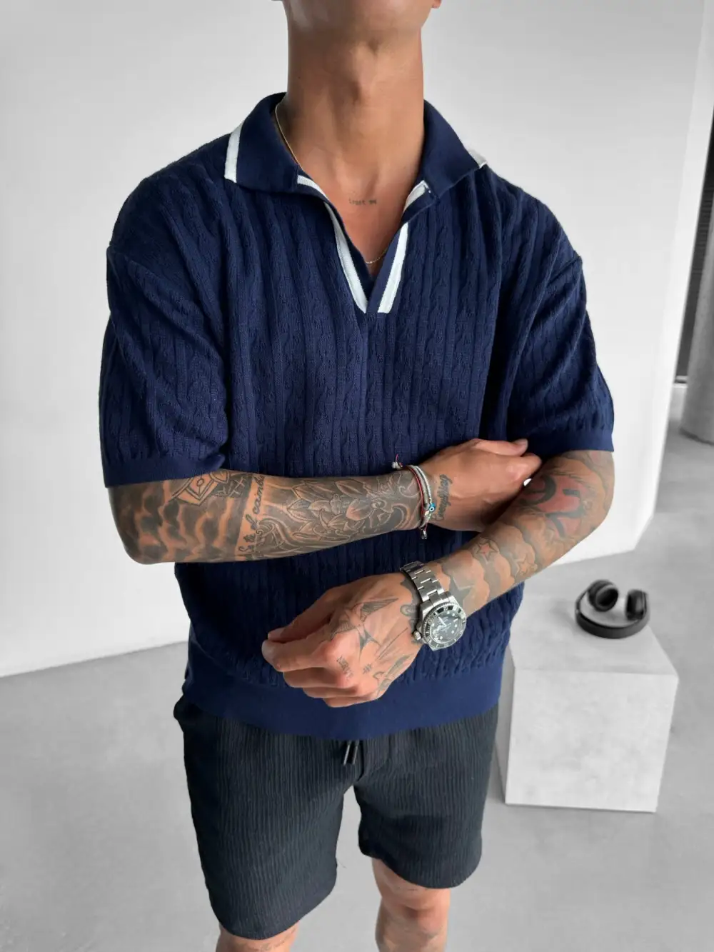 Modern Relaxed Polo Collar T-Shirt