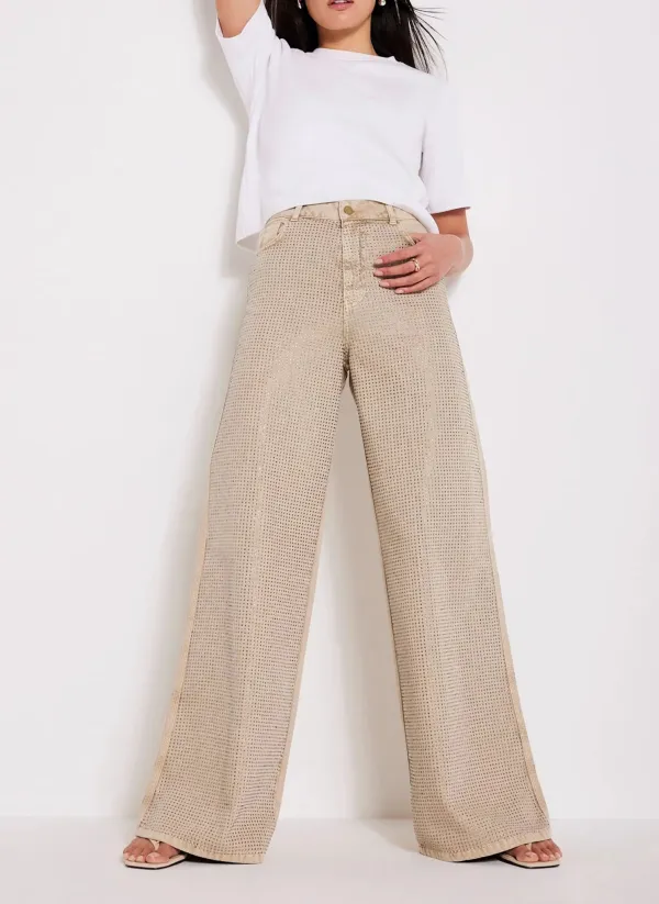 Casual Style Neutra Wide Leg Jeans
