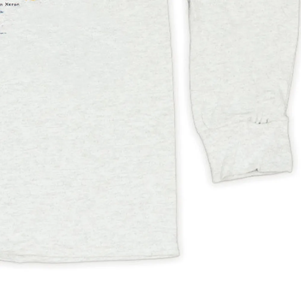 Bird Print Round Neck Long Sleeved Women's Top