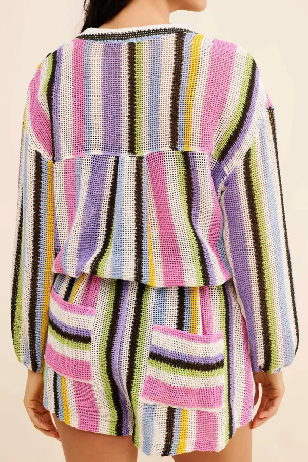 Knit Stripe Romper