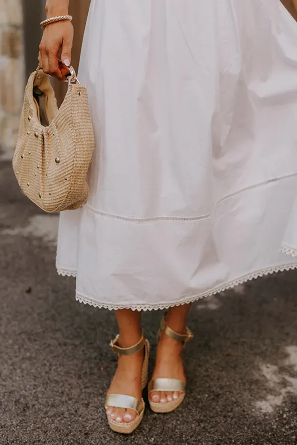 Cotton Skin-friendly Solid Color Women's Skirt