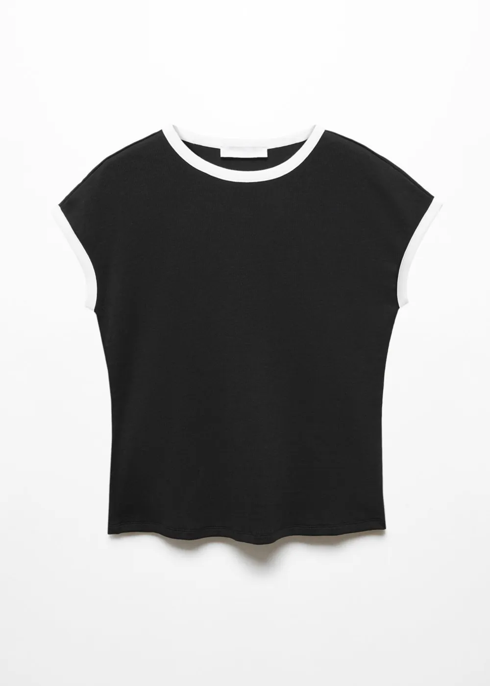 Contrast trim T-shirt