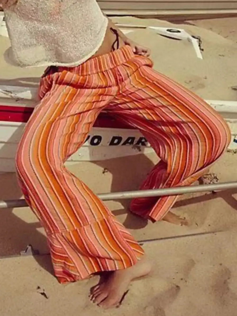 Everyday Striped Wide Leg Pants
