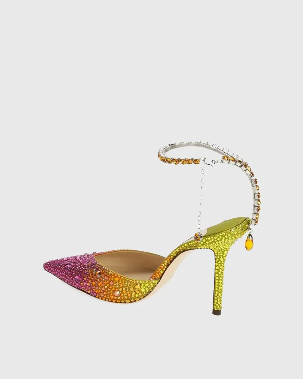 Rhinestone Embellished Pumps in Ombre