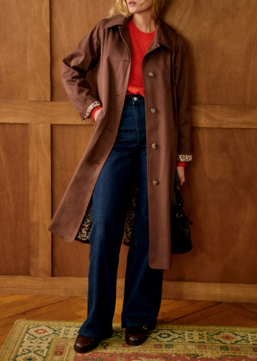 Retro Oversized Trench Coat