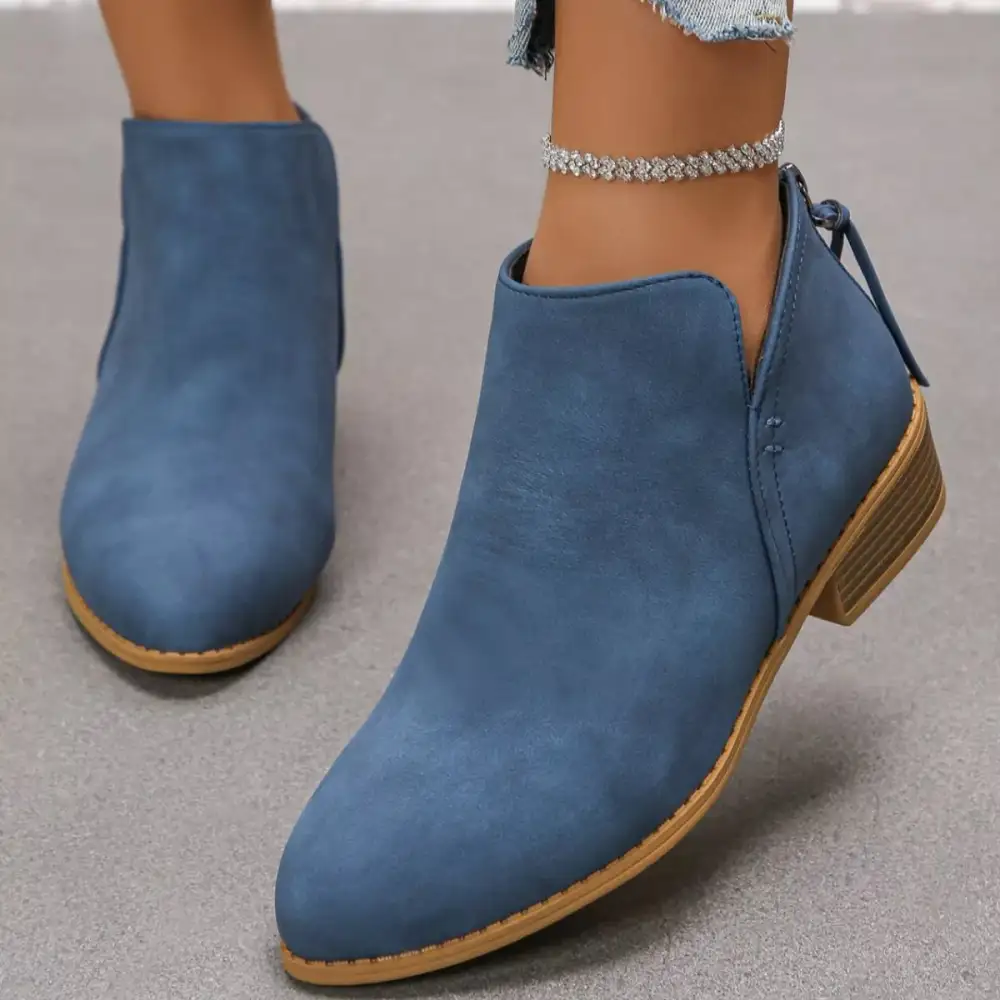 Versatile Pointed Toe Block Heel Boots