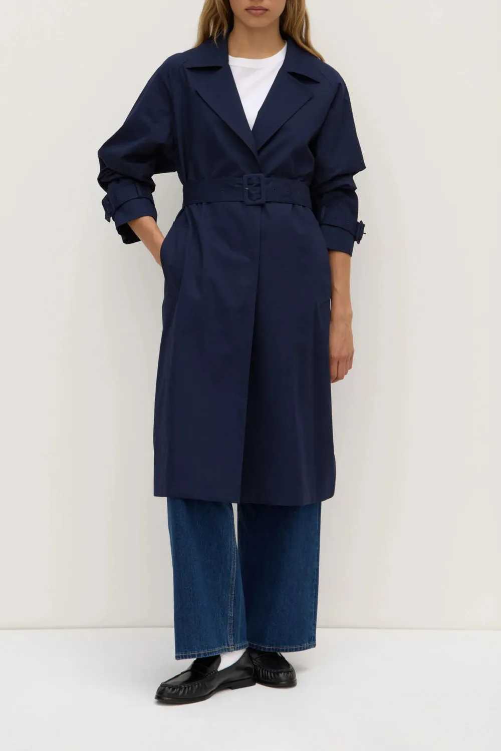 Cotton Raglan Sleeve Coat