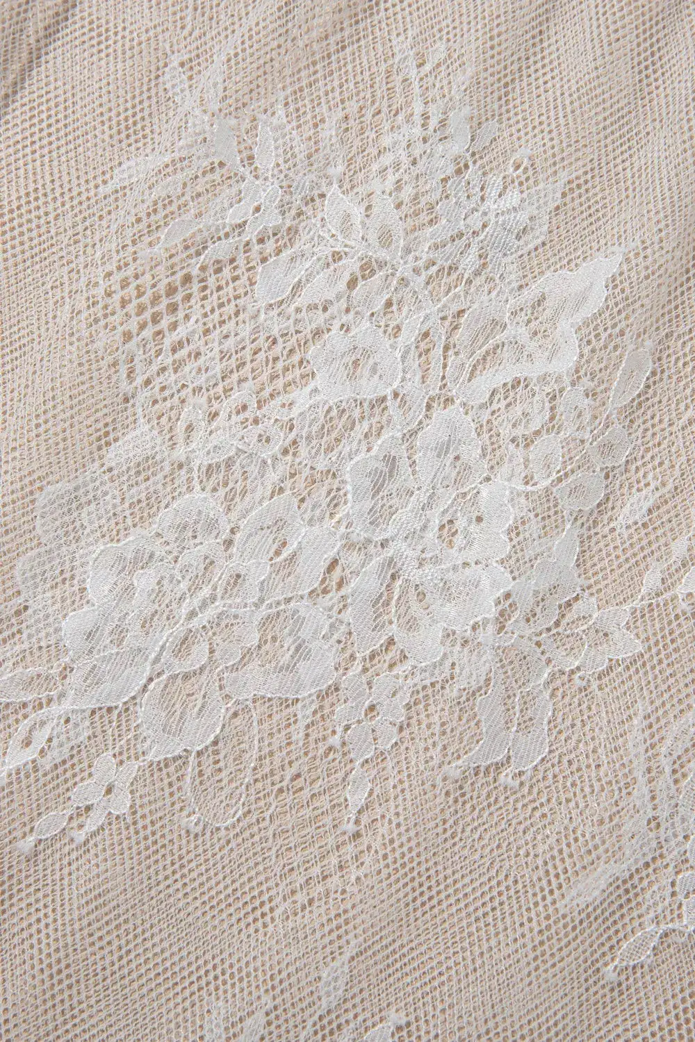 Patchwork Lace Shirt Dress