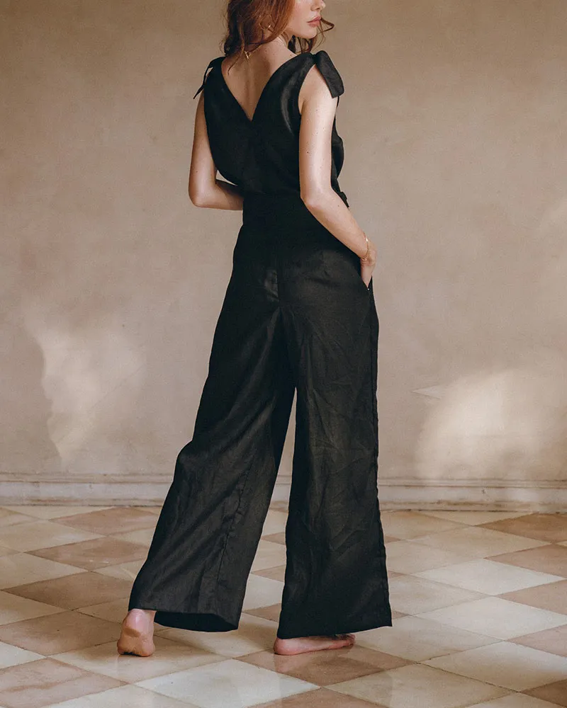 Minimalist Cotton & Linen Two Piece Set