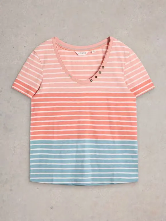 Casual Style Multicolor T-Shirt