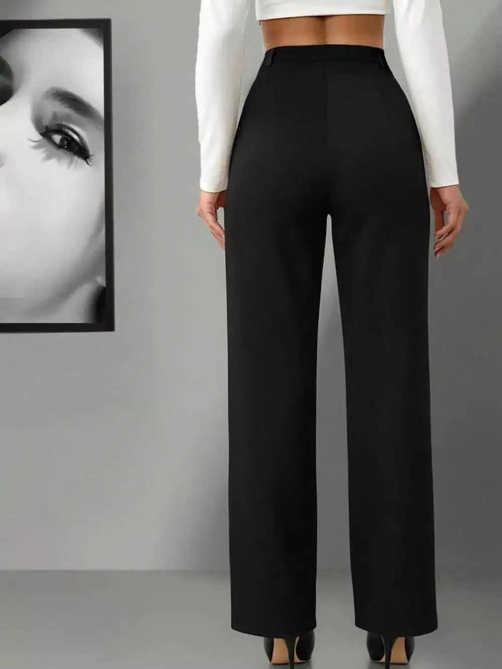 Wide Leg High Waist Pants