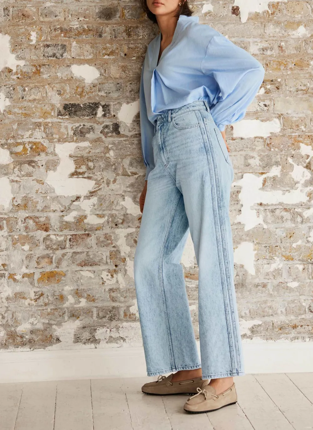 Casual Style Relaxed Tapered Boyfriend Jeans